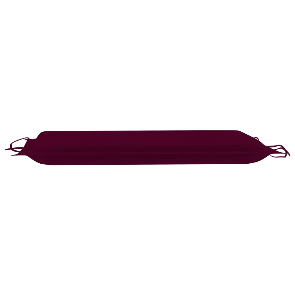 Sonnenliegen-Auflage Weinrot 186x58x3 cm