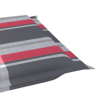Thumbnail for Sonnenliegen-Auflage Rot Karomuster 186x58x3 cm