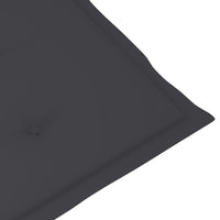 Thumbnail for Liegestuhl-Auflage Anthrazit (75+105)x50x3 cm