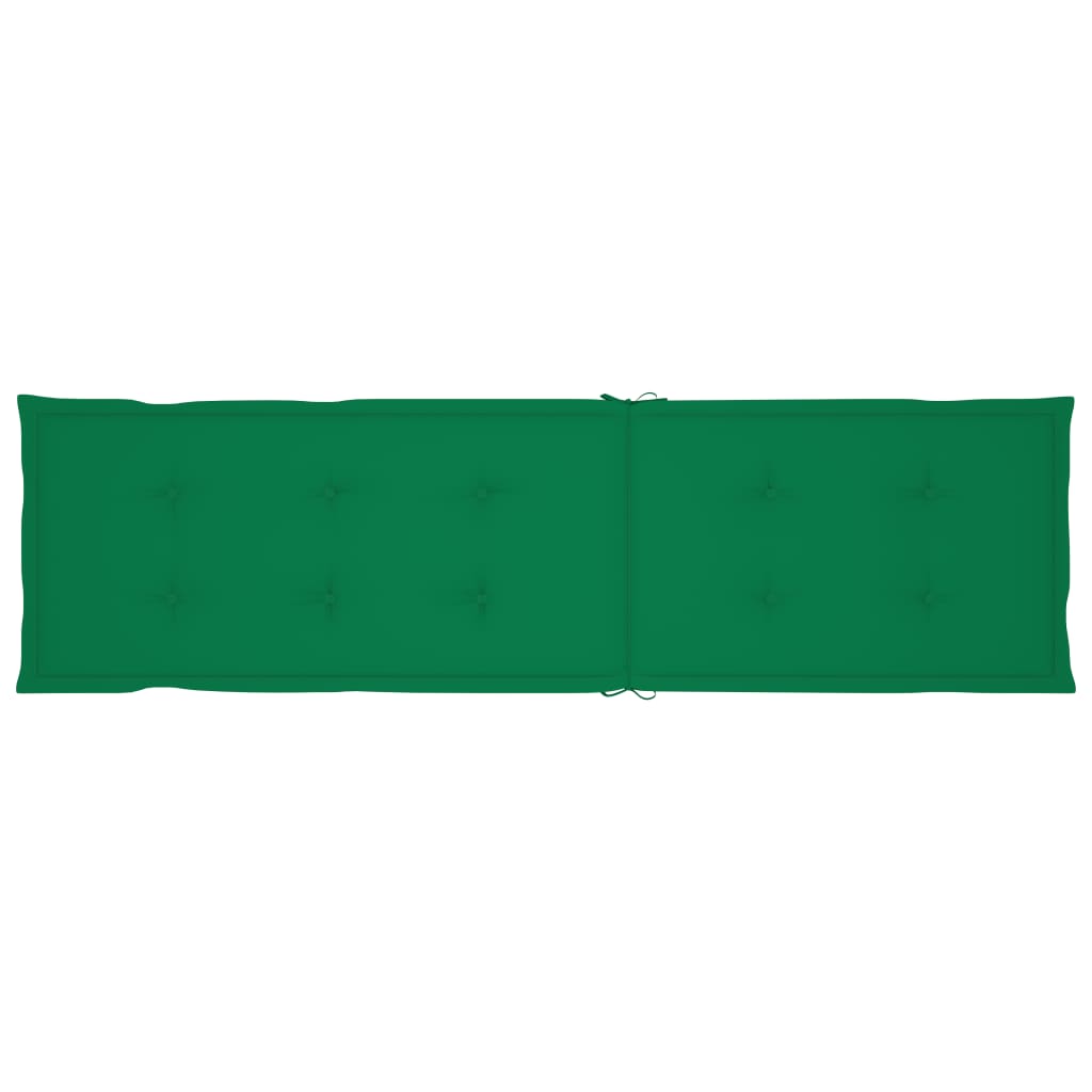 Liegestuhl-Auflage Grün (75+105)x50x3 cm