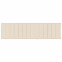 Thumbnail for Sonnenliegen-Auflage Creme 200x50x3 cm Stoff