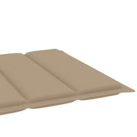 Thumbnail for Sonnenliegen-Auflage Beige 200x50x3 cm Stoff