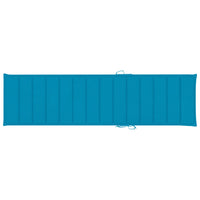 Thumbnail for Sonnenliegen-Auflage Blau 200x50x3 cm Stoff