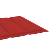 Thumbnail for Sonnenliegen-Auflage Rot 200x50x3 cm Stoff