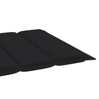 Thumbnail for Sonnenliegen-Auflage Schwarz 200x50x3 cm Stoff