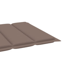Thumbnail for Sonnenliegen-Auflage Taupe 200x50x3 cm Stoff