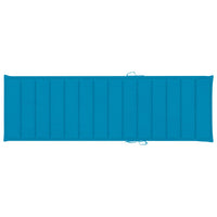 Thumbnail for Sonnenliegen-Auflage Blau 200x60x3 cm Stoff