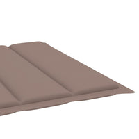 Thumbnail for Sonnenliegen-Auflage Taupe 200x60x3 cm Stoff