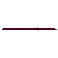 Thumbnail for Sonnenliegen-Auflage Weinrot 200x60x3 cm Stoff