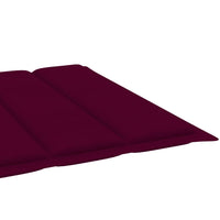 Thumbnail for Sonnenliegen-Auflage Weinrot 200x60x3 cm Stoff
