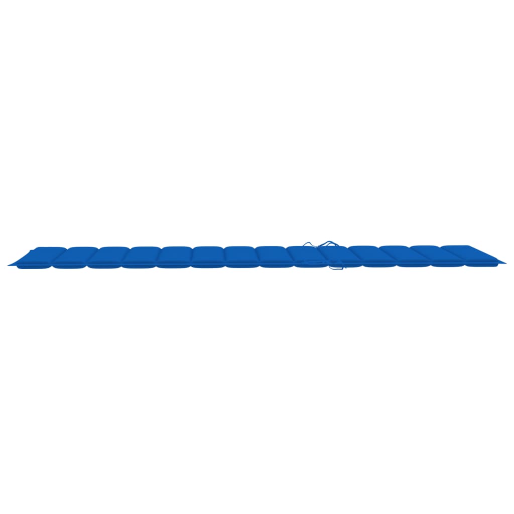 Sonnenliegen-Auflage Königsblau 200x60x3 cm Stoff