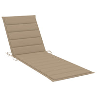 Thumbnail for Sonnenliegen-Auflage Beige 200x70x3 cm Oxford-Gewebe