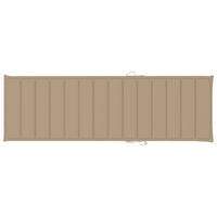 Thumbnail for Sonnenliegen-Auflage Beige 200x70x3 cm Oxford-Gewebe