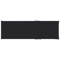 Thumbnail for Sonnenliegen-Auflage Schwarz 200x70x3 cm Oxford-Gewebe