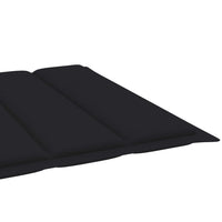 Thumbnail for Sonnenliegen-Auflage Schwarz 200x70x3 cm Oxford-Gewebe