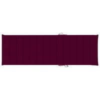 Thumbnail for Sonnenliegen-Auflage Weinrot 200x70x3 cm Oxford-Gewebe