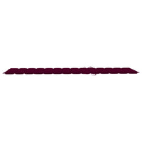 Thumbnail for Sonnenliegen-Auflage Weinrot 200x70x3 cm Oxford-Gewebe