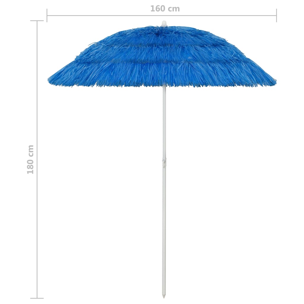 Strandschirm Blau 180 cm