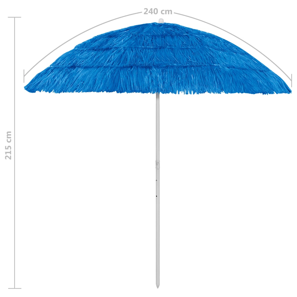 Strandschirm Blau 240 cm