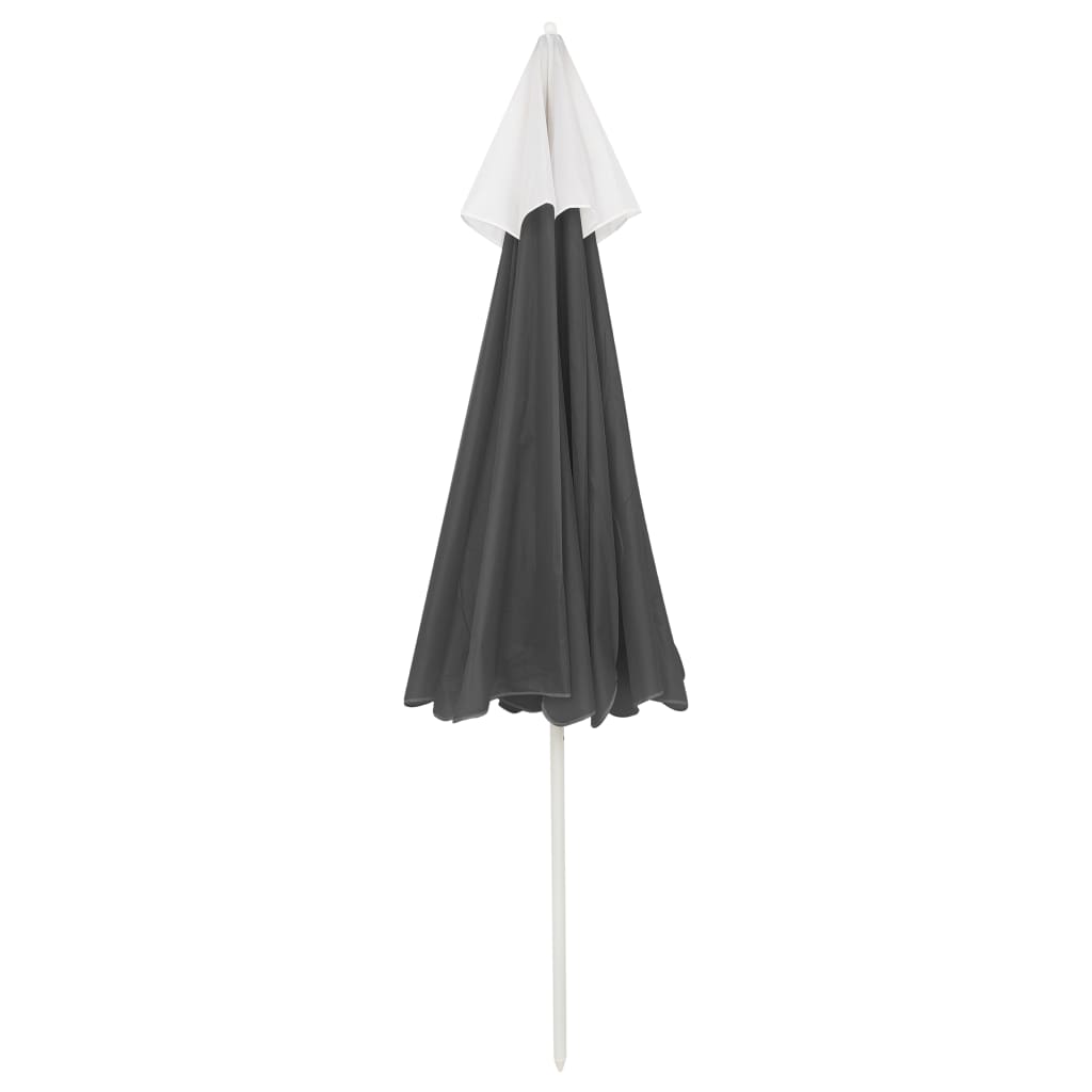 Strandschirm Anthrazit 240 cm