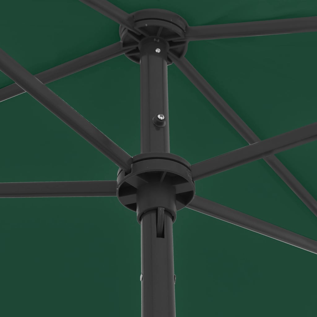 Strandschirm Grün 180x120 cm