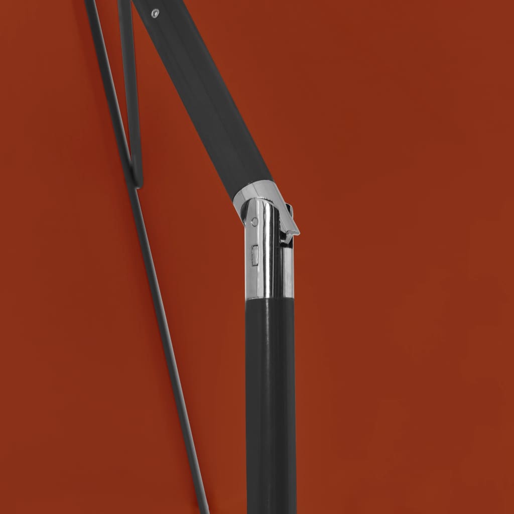 Strandschirm Terracotta-Rot 180x120 cm