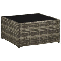 Thumbnail for 4-tlg. Garten-Lounge-Set mit Auflagen Poly Rattan Grau