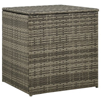 Thumbnail for 4-tlg. Garten-Lounge-Set mit Auflagen Poly Rattan Grau