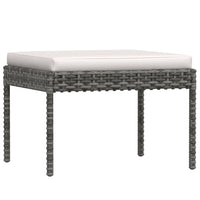 Thumbnail for 6-tlg. Garten-Lounge-Set mit Kissen Poly Rattan Grau