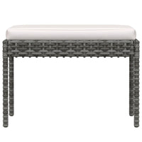 Thumbnail for 6-tlg. Garten-Lounge-Set mit Kissen Poly Rattan Grau