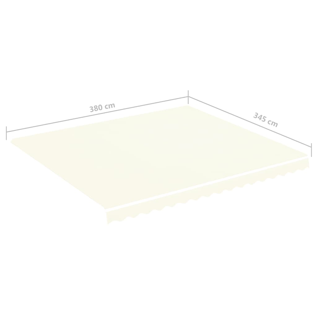 Markisenbespannung Creme 4x3,5 m