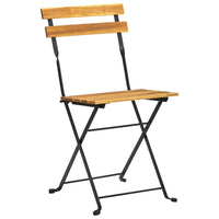 Thumbnail for 3-tlg. Bistro-Set Klappbar Massivholz Akazie