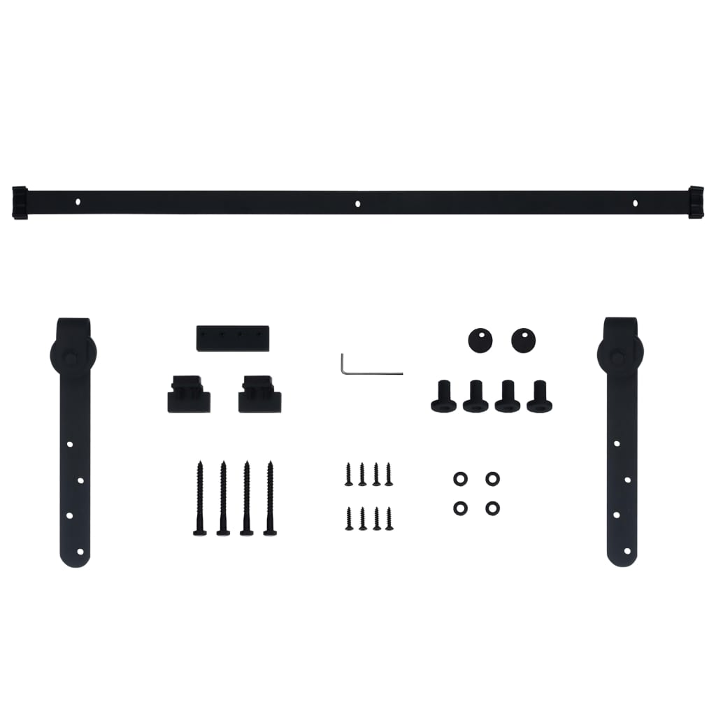 Schiebetürbeschlag für Möbel Kohlenstoffstahl 122 cm