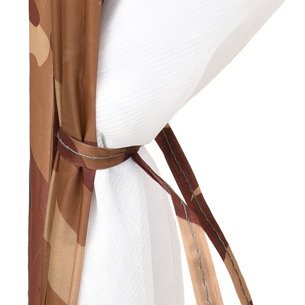 Poolzelt Stoff 500x433x250 cm Camouflage