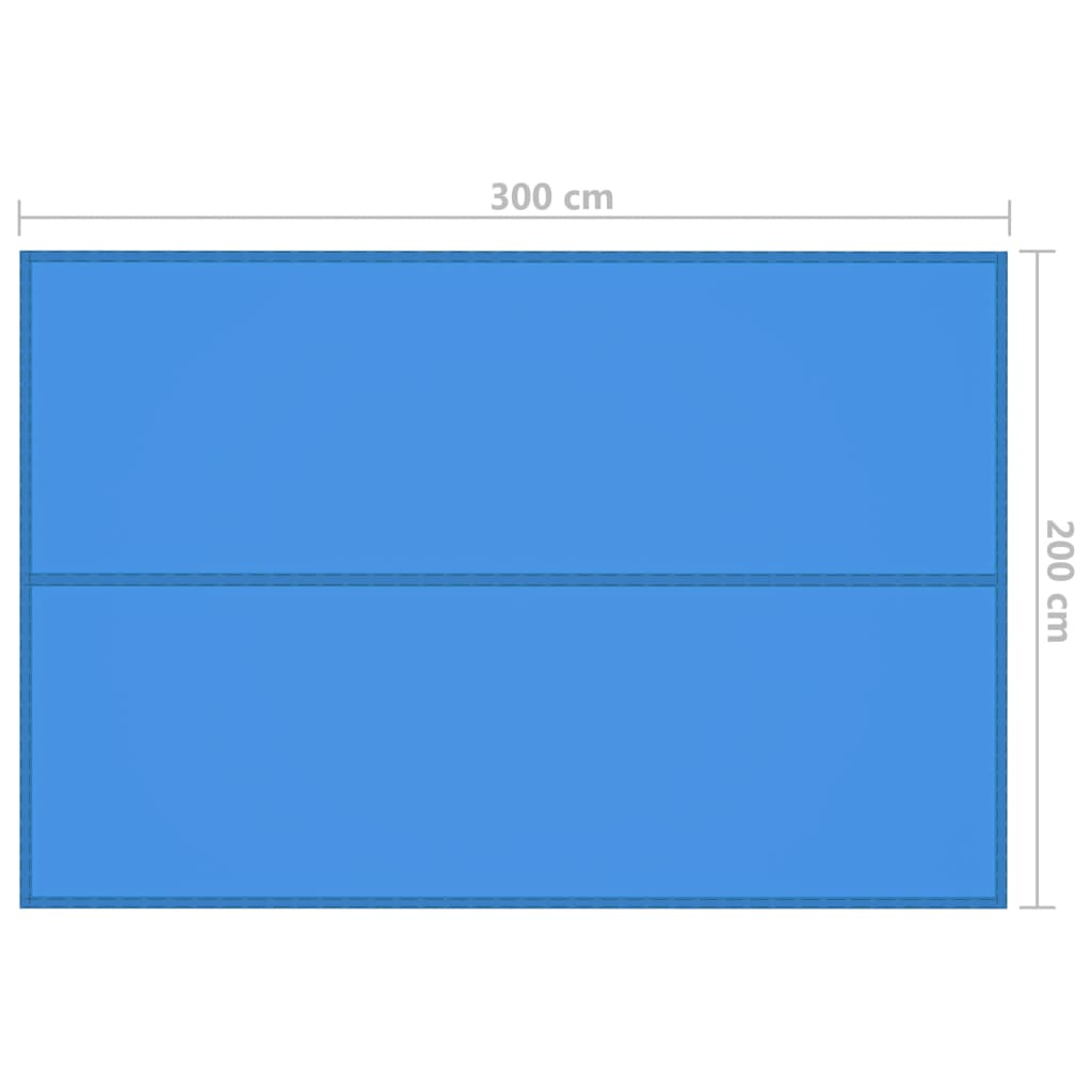 Outdoor Tarp 3x2 m Blau