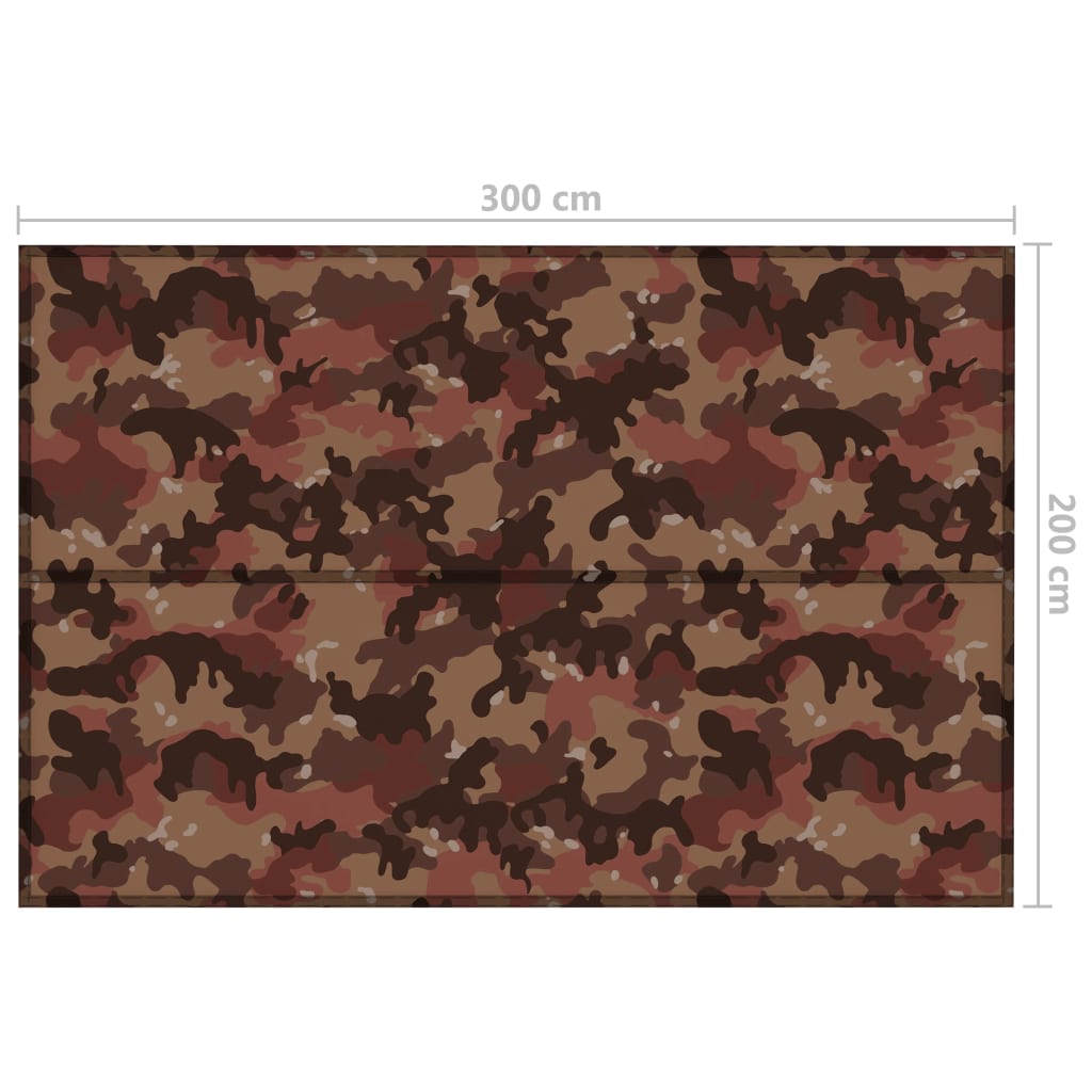 Outdoor Tarp 3x2 m Camouflage