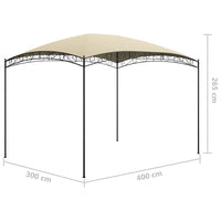 Thumbnail for Pavillon 3x4x2,65 m Creme 180 g/m²