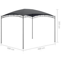 Thumbnail for Pavillon 3x4x2,65 m Anthrazit 180 g/m²
