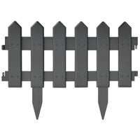 Thumbnail for Rasenkanten 25 Stk. Anthrazit 10 m PP