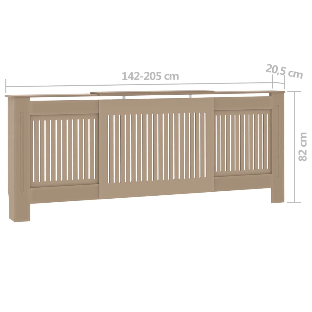 MDF Heizkörperverkleidung 205 cm