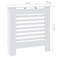 Thumbnail for MDF Heizkörperverkleidung Weiß 78 cm