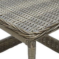 Thumbnail for Gartentisch Braun 45x45x46,5 cm Poly Rattan
