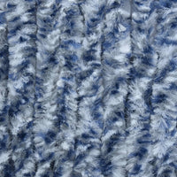 Thumbnail for Insektenschutz-Vorhang Blau und Weiß 90x200 cm Chenille
