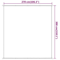 Thumbnail for Senkrechtmarkise Beige 300x270 cm Oxford-Gewebe