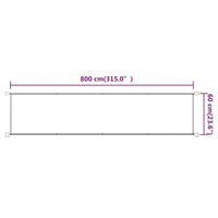 Thumbnail for Senkrechtmarkise Terrakotta 60x800 cm Oxford-Gewebe