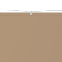 Thumbnail for Senkrechtmarkise Taupe 300x270 cm Oxford-Gewebe