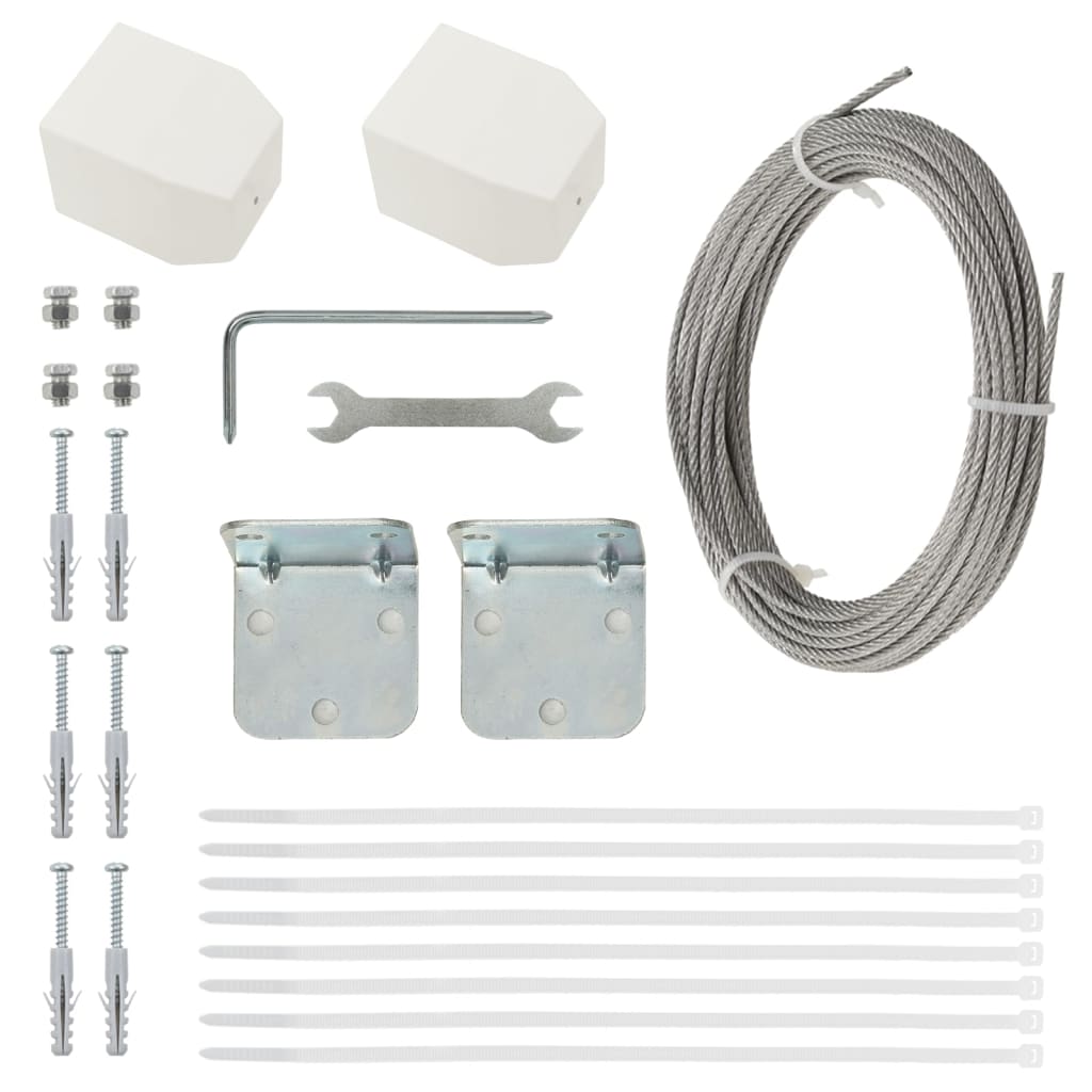 Balkon-Sichtschutz Anthrazit 140x240 cm Oxford-Gewebe