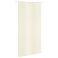 Thumbnail for Balkon-Sichtschutz Creme 120x240 cm Oxford-Gewebe