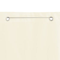 Thumbnail for Balkon-Sichtschutz Creme 120x240 cm Oxford-Gewebe