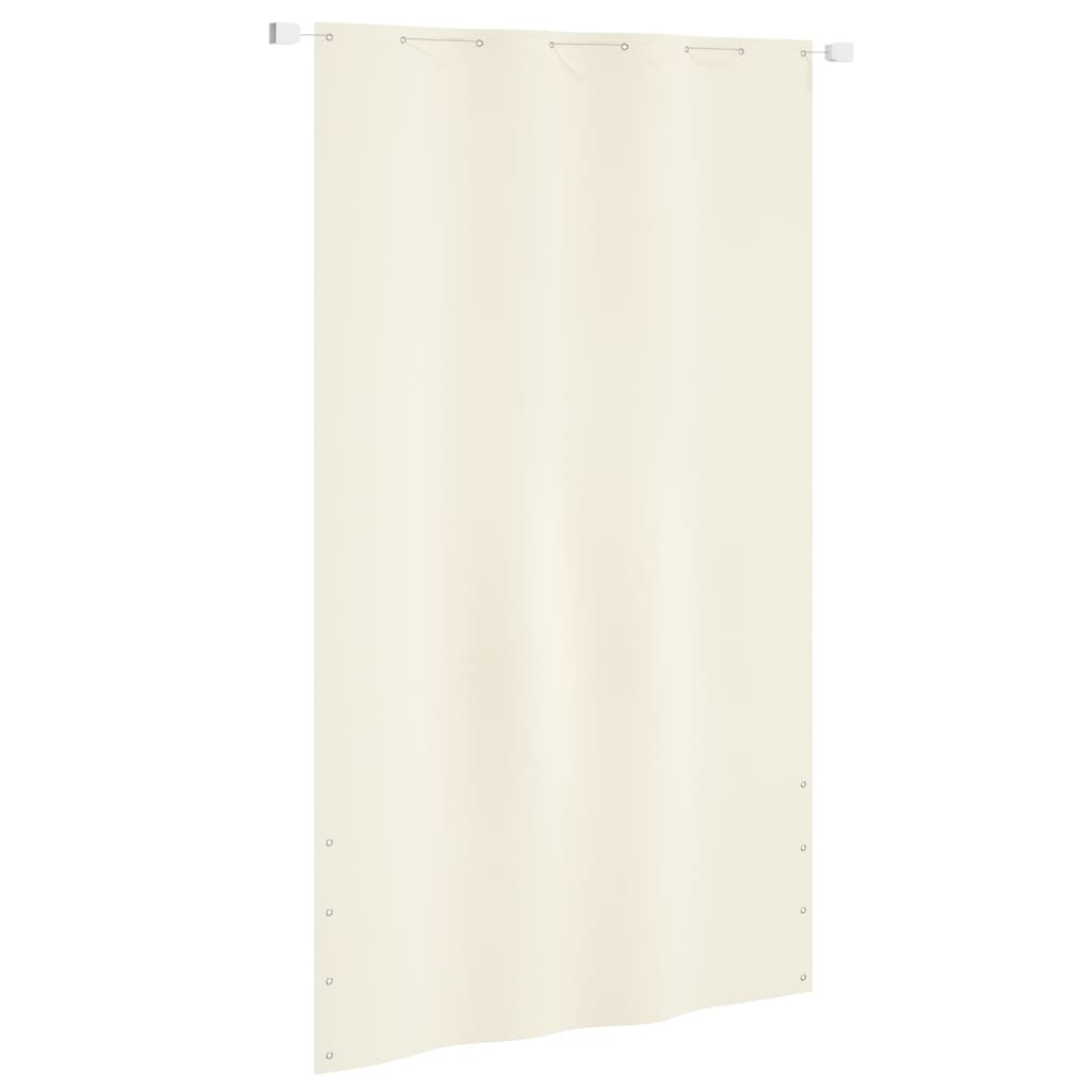 Balkon-Sichtschutz Creme 140x240 cm Oxford-Gewebe